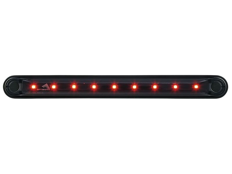Optibeam Dark Phantom markeringslys rød 0,5 m ADR