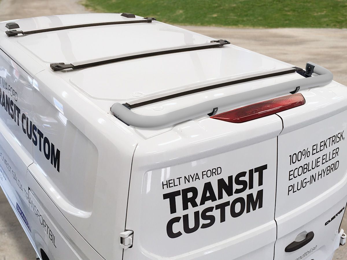 T-RACK Ford Transit Custom med originalt takstativ 24- bakre takbøyle