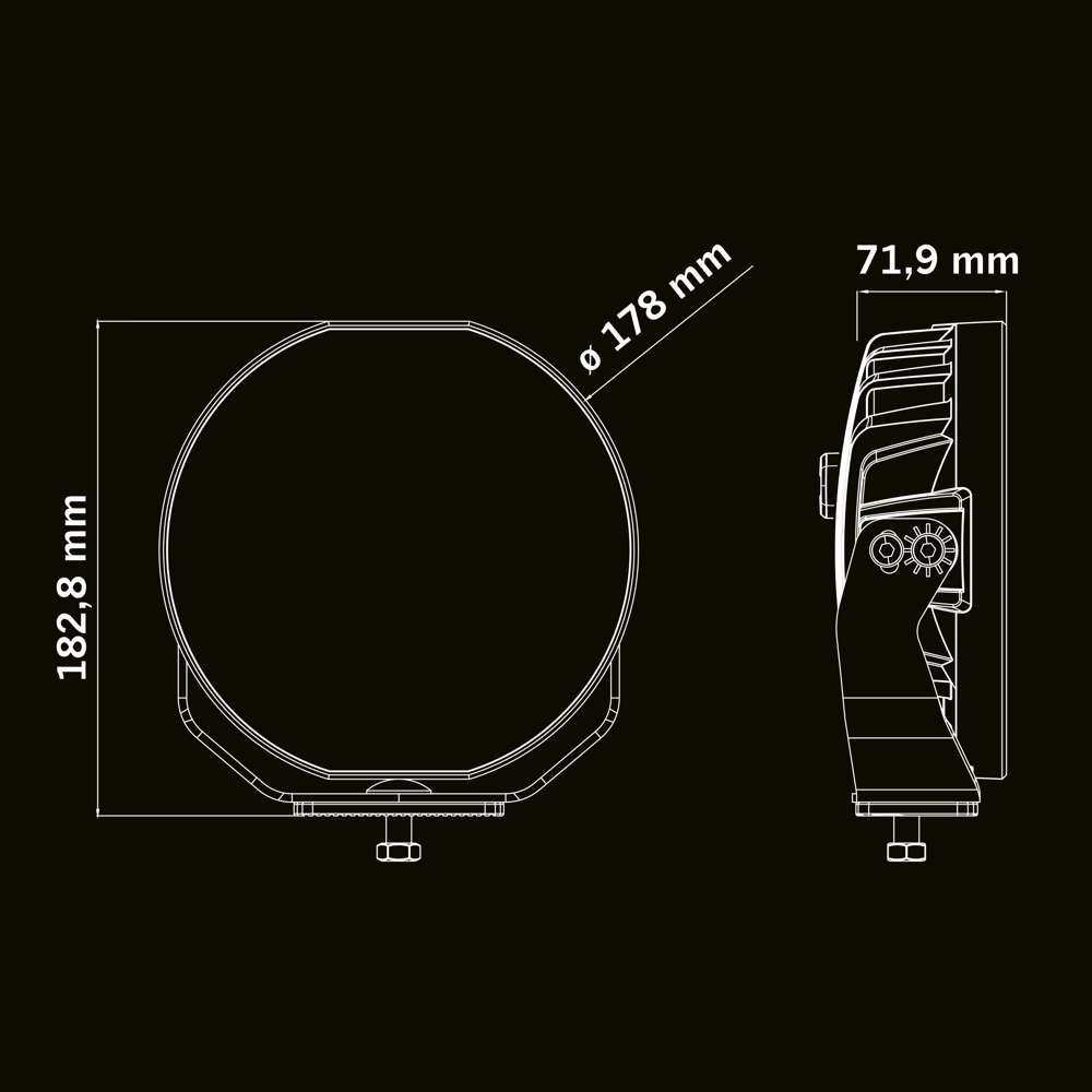Skylord Exp 9" LED-ekstralys