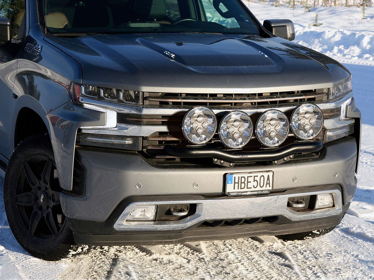 Q-LIGHT Chevrolet Silverado 1500 High Country 19-22 ekstralysfeste (ekstralysbøyle) for 4 lamper