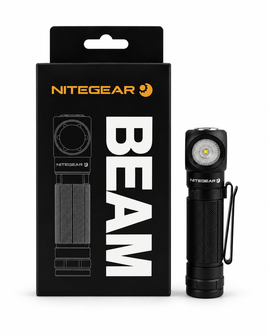 Nitegear BEAM Hodelykt, 960 lm