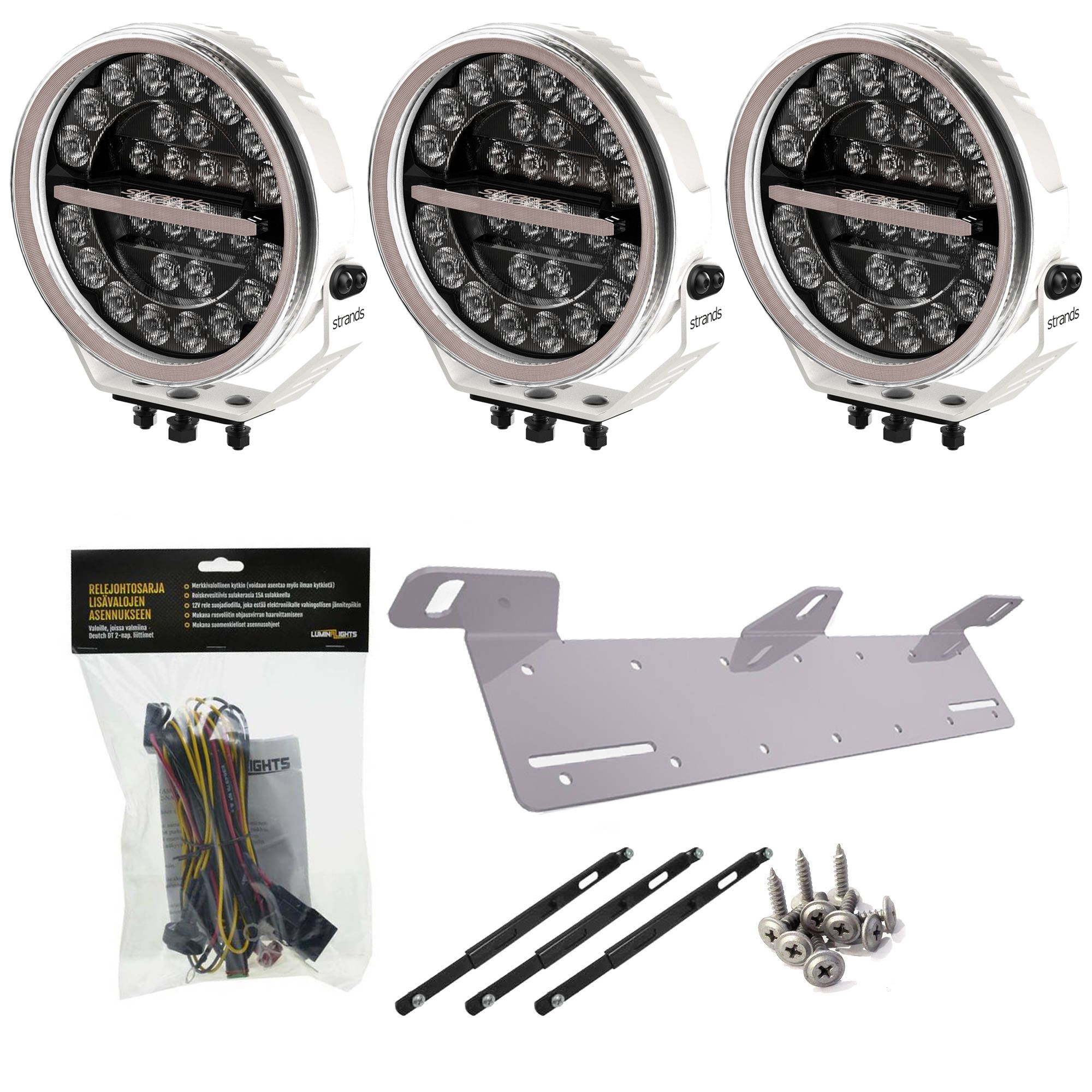 Strands Firefly 9'' LED-ekstralys, White
