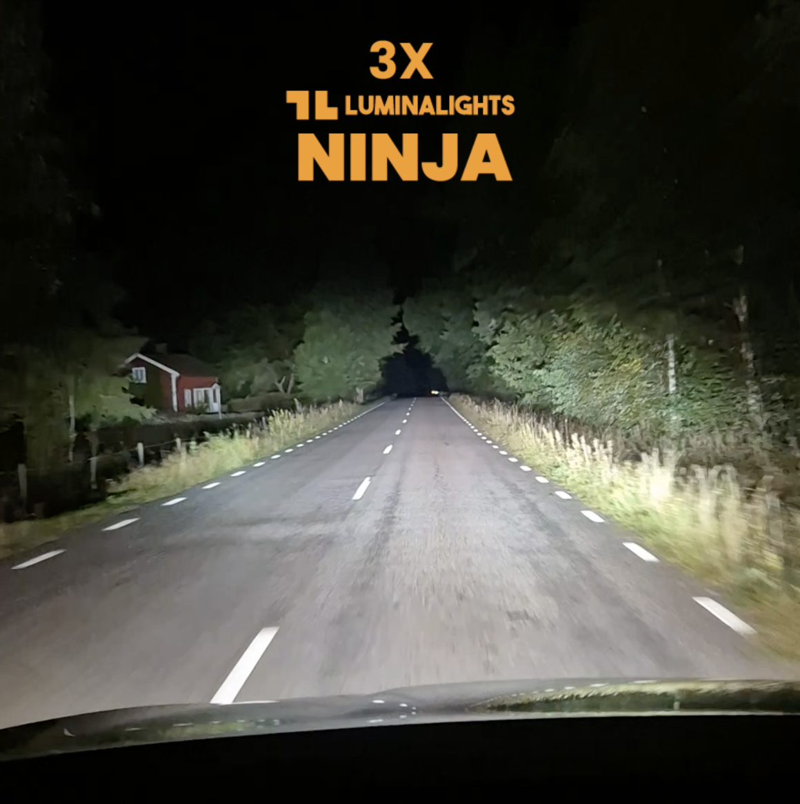 Ekstralyspakke LuminaLights Ninja 3-Pack