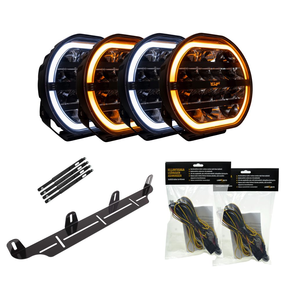 W-Light Fury 9 4-pakke
