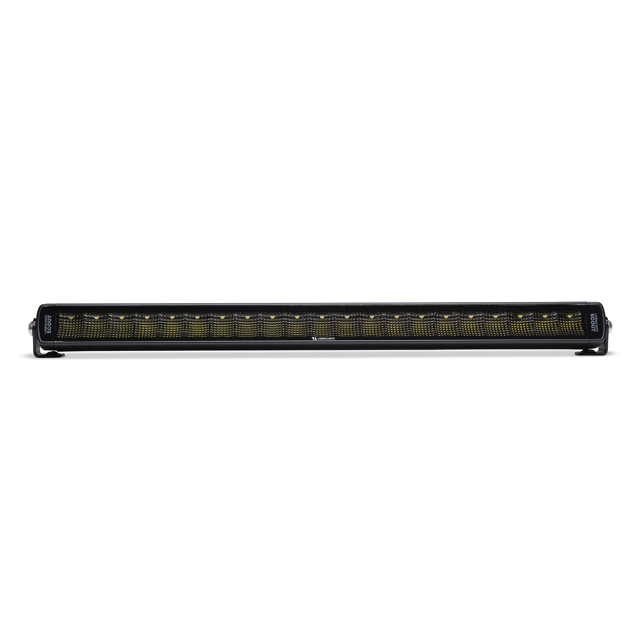 Arbeidslysramp LuminaLights Dark Work Slim 600 LED – 522 mm Flood Beam