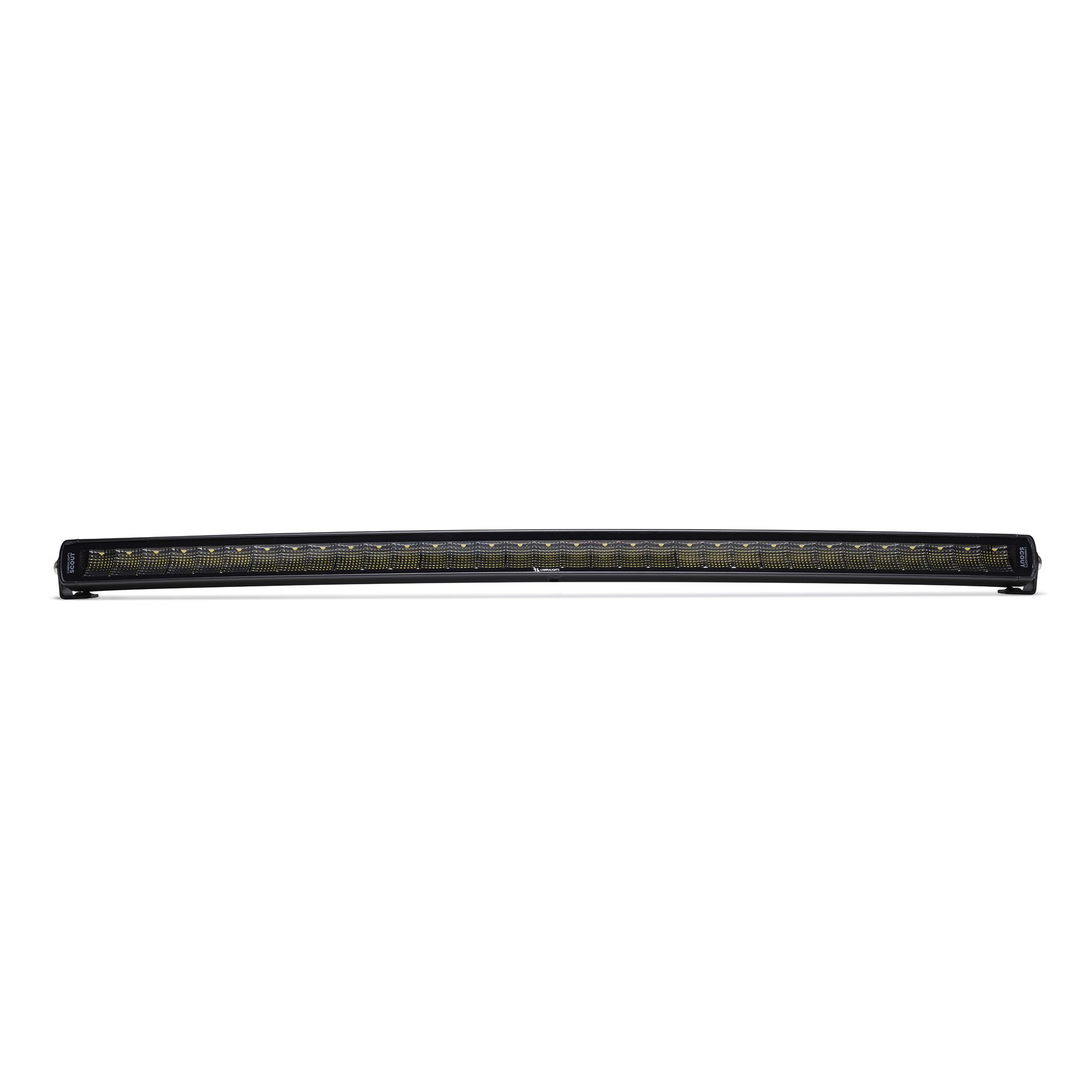 Arbeidslysramp LuminaLights Dark Work Slim 800 Curved LED – 798 mm Flood Beam