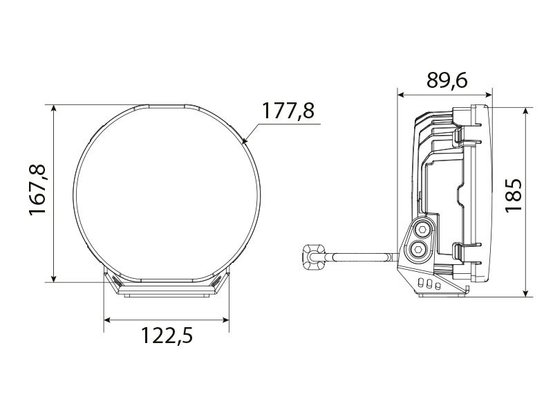 W-Light Fury 7 LED-ekstralys