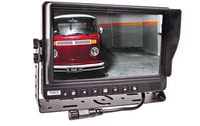 9" Display for reversing camera- and brake light camera kits, NSD