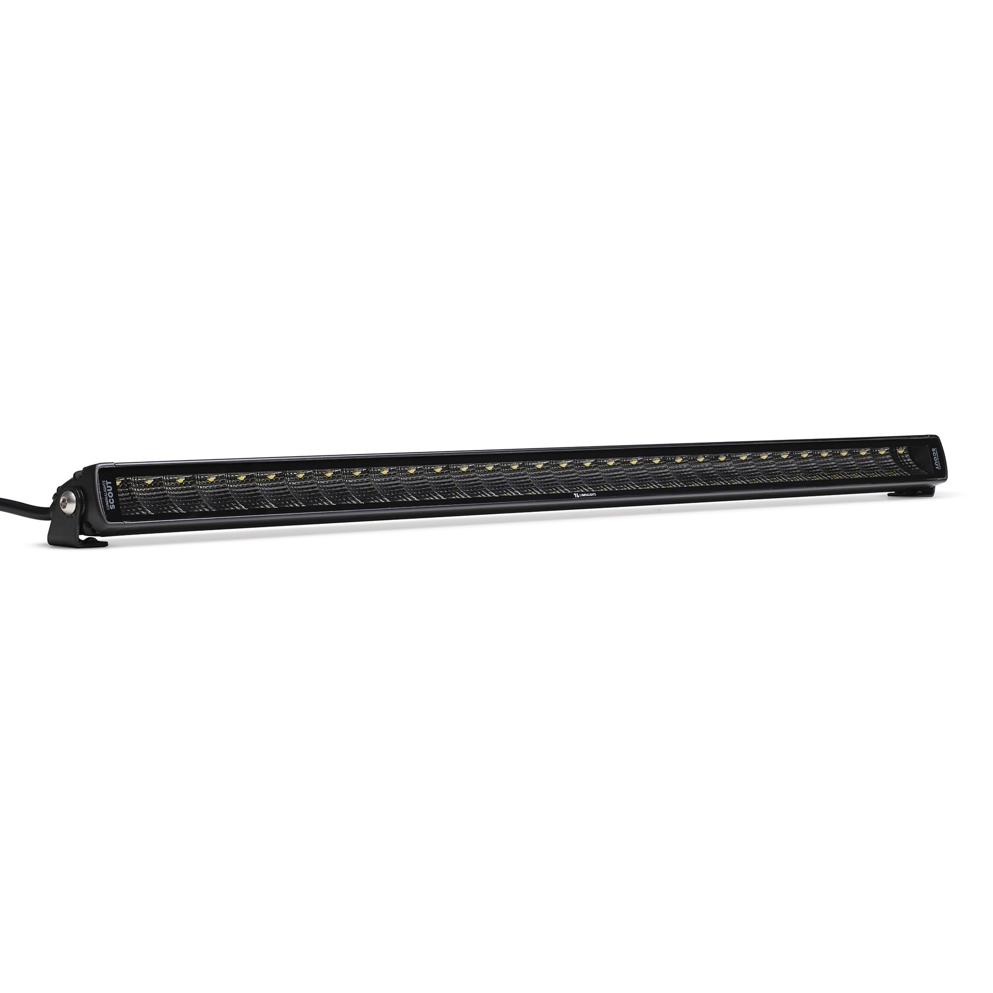 Arbeidslysramp LuminaLights Dark Work Slim 800 LED – 798 mm Flood Beam