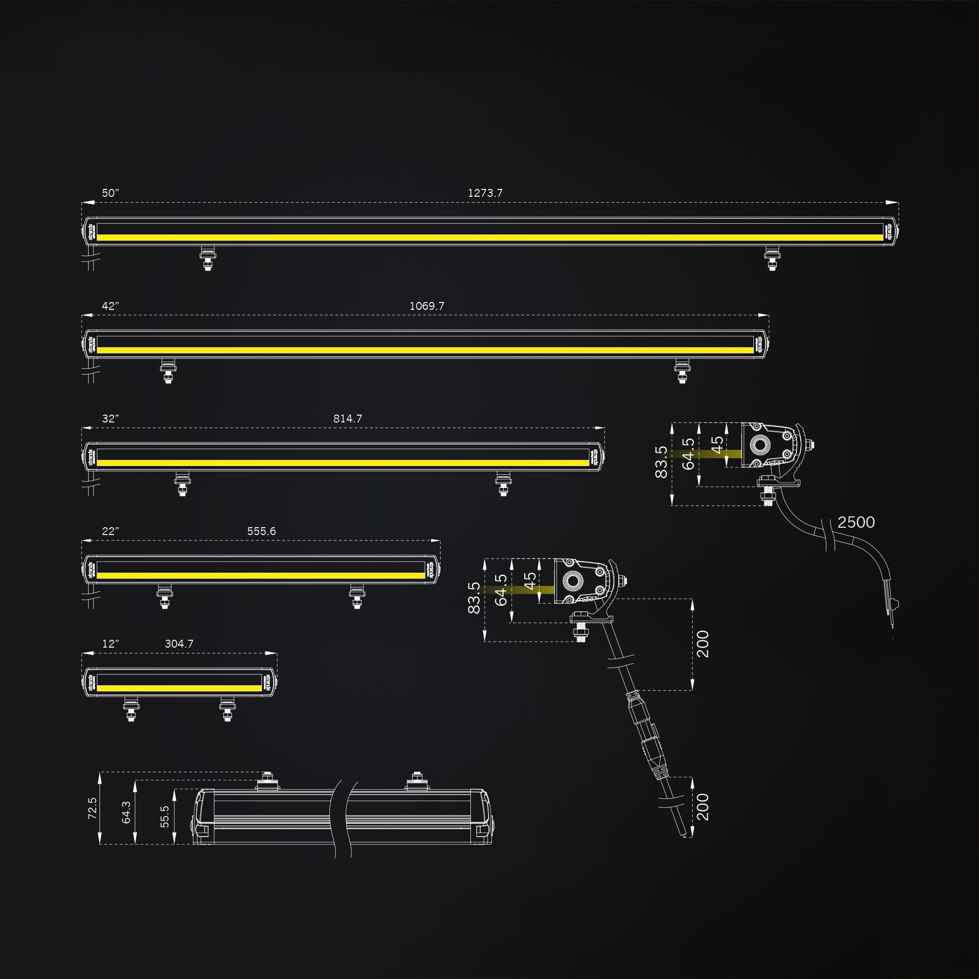 Strands Siberia XP SR 22" led-bar