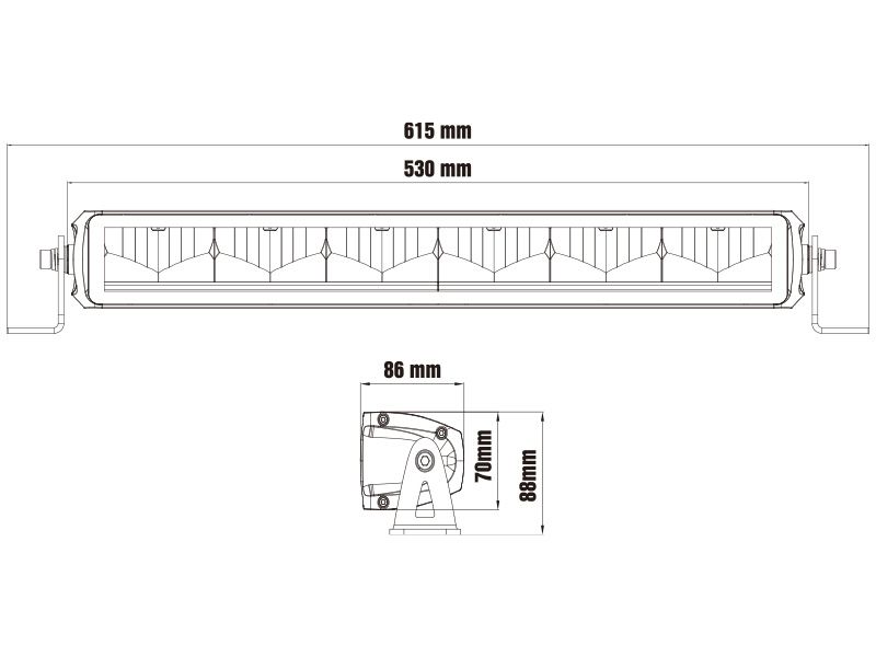LED-Bar Optibeam Dual All Weather