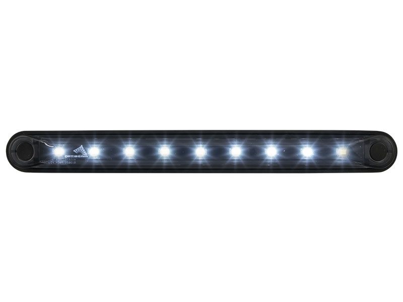 Optibeam Dark Phantom markeringslys hvit, 0,5 m, ADR