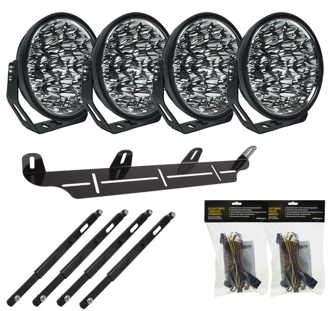 W9 Phoenix 9" led-ekstralyspakke