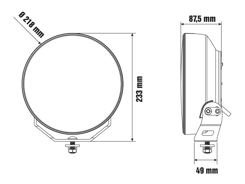 Optibeam Elites 9 LED-ekstralys