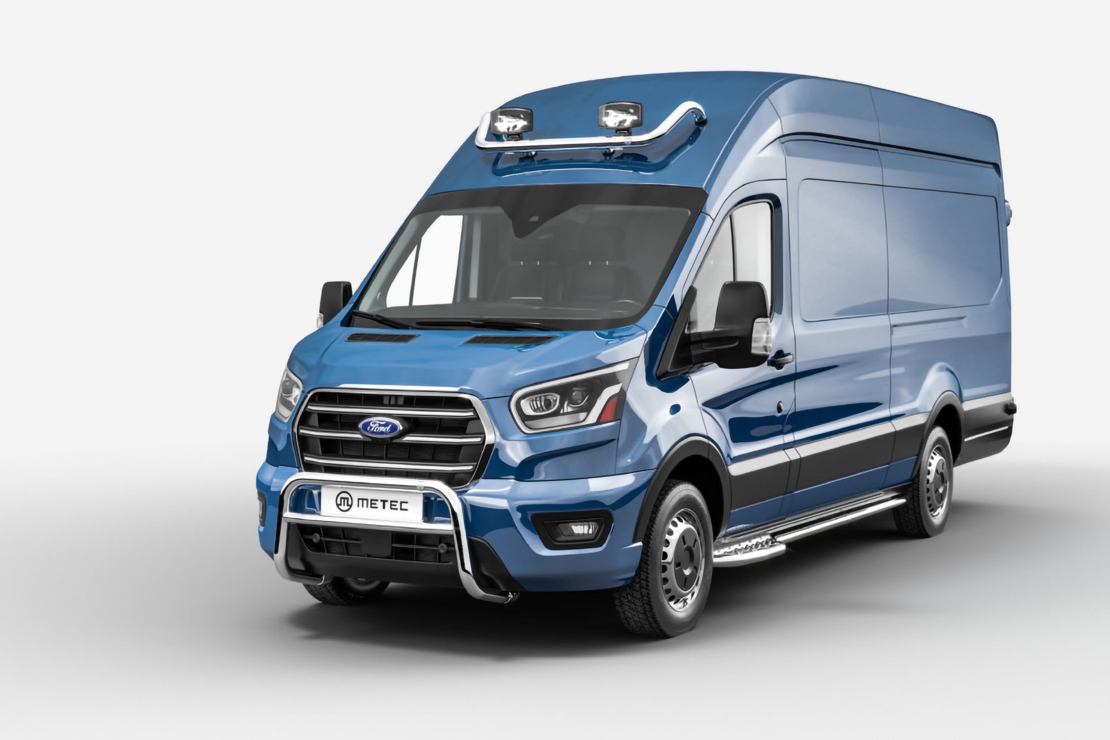 Ford Transit 2014- siderør med stigtrinn