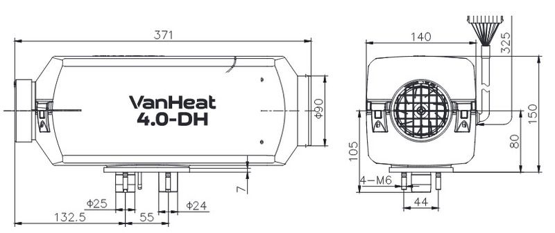 Carbest VanHeat 4.0-DH Diesel varmer