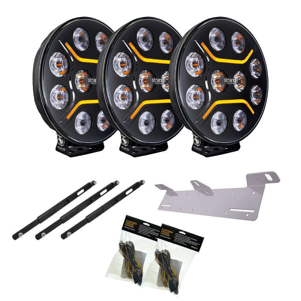 Strands Dark Knight Intense 9" led-ekstralys