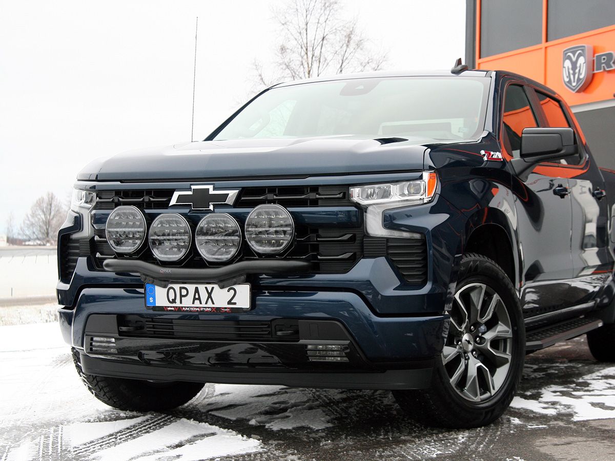 Q-LIGHT Chevrolet Silverado 1500 23- ekstralysfeste (ekstralysbøyle) for 4 lamper