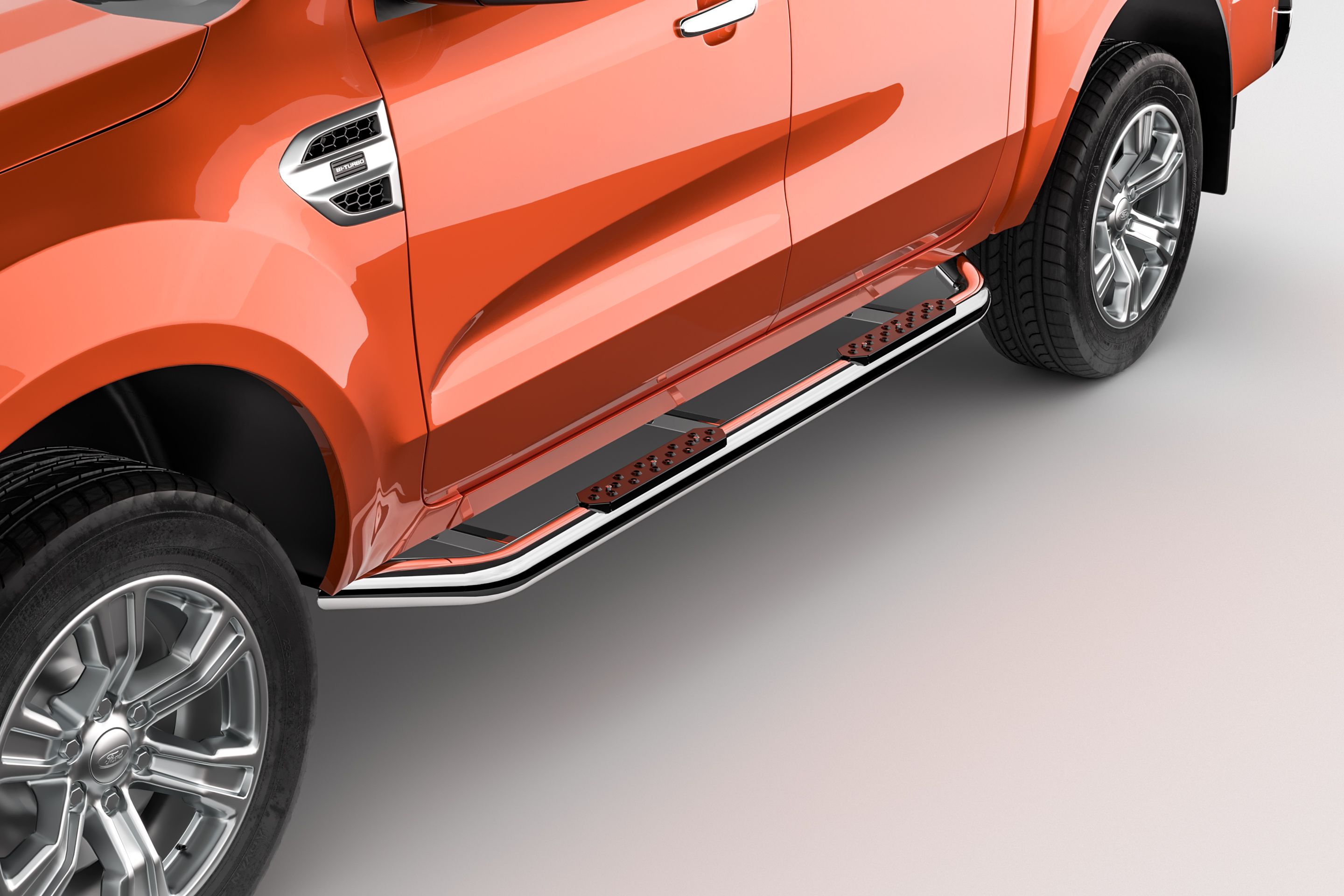 Sidesteg Ford Ranger Raptor 2023-, polert