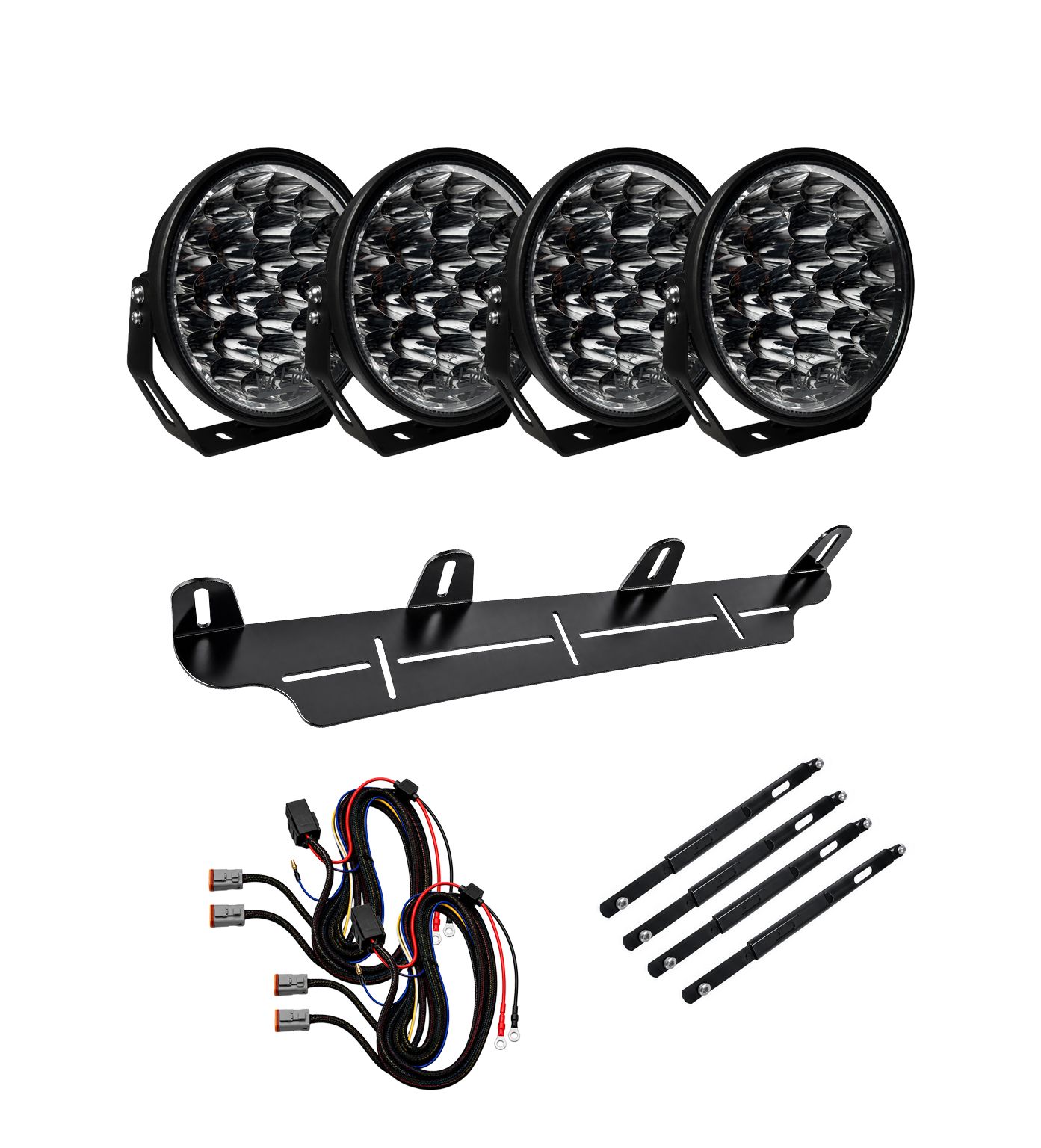 W9 Phoenix 9" led-ekstralyspakke