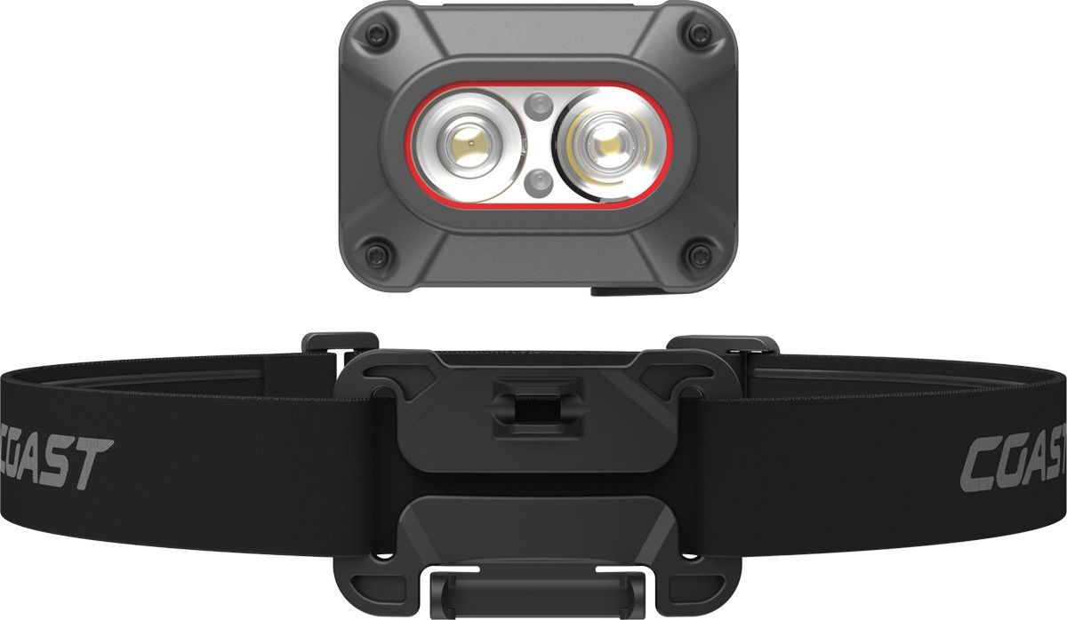 2-pakning COAST FLX10R hodelykter, 1000 lumen