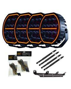 Strands Big Energy 9" LED-ekstralys x4