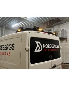 T-RACK VW Crafter H2 Compact 17- med takmontert kamera. Bakre takbøyle