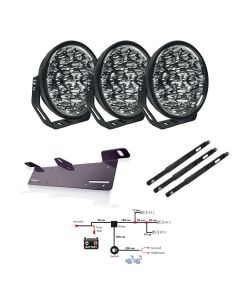 W9 Phoenix 9" led-ekstralyspakke