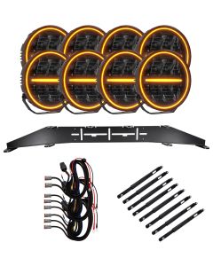 Ekstralyspakke LuminaLights Ninja 8-Pack Rally 8