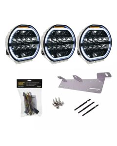 W-Light Fury 9'' White X3 Kit