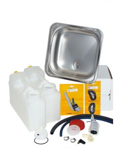 Vannsystem for campervan med vask