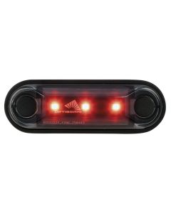 Optibeam Dark Phantom markeringslys rød 0,5 m ADR