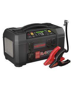Jumpstarter – Lokithor AW401 – 2500A, 12V, 150 PSI luftkompressor, høytrykksspyler, LiPo