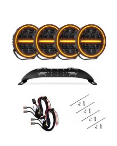 Ekstralyspakke LuminaLights Ninja 4-Pack Rally 4