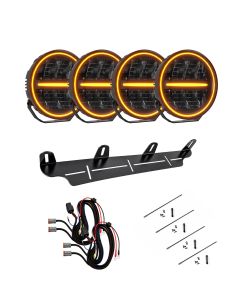 Ekstralyspakke LuminaLights Ninja 4-Pack Rad 4
