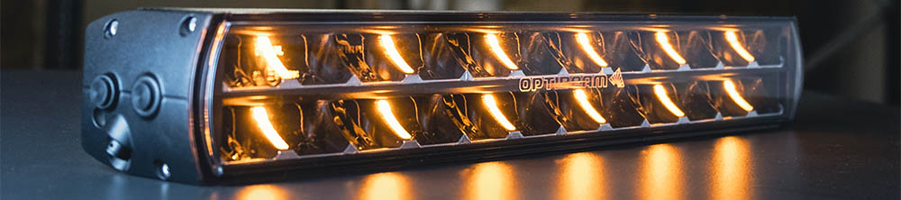 Super Captain Dual 600 led ekstralys med oranje positionsljus