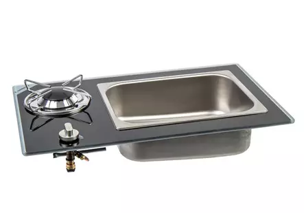 Koke-/vaskekombinasjon – Vanstream 1 brenner med sikkerhetsglass - Komfyrer - 8020112530 - 2