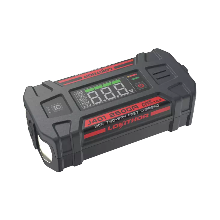 Jumpstarter – Lokithor J401 – 2500A, 12V, LiPo - Startbooster - 8020120500 - 1