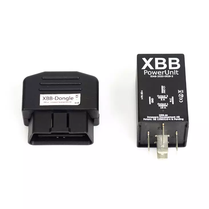 XBB Dongle med PowerUnit komplett sett - Relésett & kabler - 8020103700 - 1