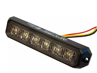 LED-varsellys 6LED, Axixtech, R65 Gul - Varsellys - 4080320021 - 1
