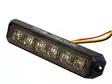 LED-varsellys 6LED, Axixtech, R65 Gul - Varsellys - 4080320021 - 3