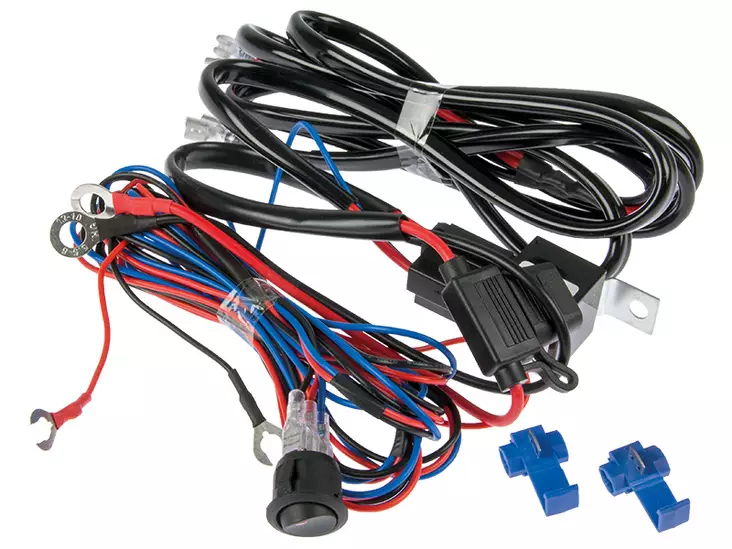 Relésett for 2stk ekstralys med DT-2 kontakt - Relésett & kabler - 8020104401 - 1