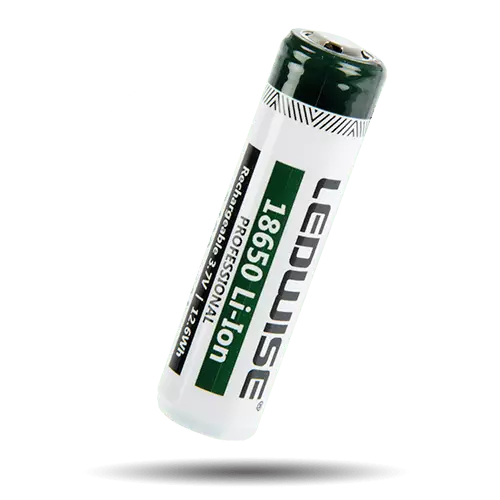 LEDwise 18650 li-Ion batteri 3400mah, med skyddskrets - 18650 batterier - 8020103681 - 1