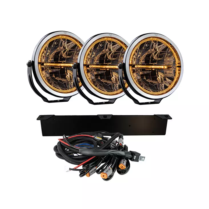 KOMPLETT KIT 3x AMBASSADOR 9" KIT EXTRALJUS LED - LED-ekstralys - 8020106381 - 1