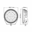 W9 Phoenix 9" DARK EDITION led-ekstralys - LED-ekstralys - 8020104282 - 10