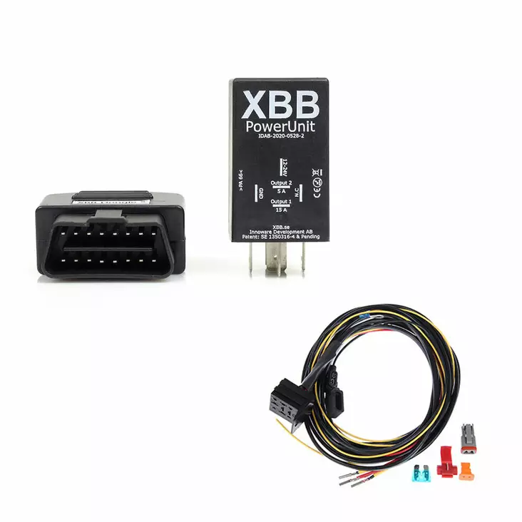 XBB Dongle & PowerUnit komplett sett med relesett - Relésett & kabler - 8020105532 - 1
