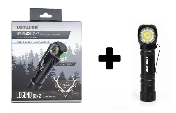 Ledwise Legend 2 + Ledwise SP pakke - Hodelykter - 8020105212 - 1