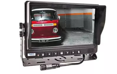 9" Display for reversing camera- and brake light camera kits, NSD - Monitorer for ryggekamera - 8020110063 - 1