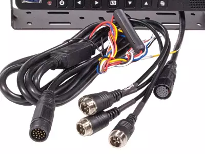9" Display for reversing camera- and brake light camera kits, NSD - Monitorer for ryggekamera - 8020110063 - 1