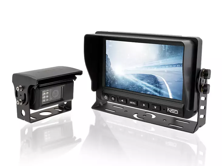Full HD ryggekamerasett med vippekamera 7", NSD - Ryggekamerasystemer - 8020110444 - 1